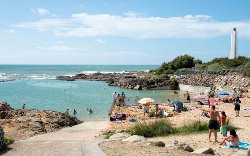 T2 50 m² au bord de mer La Chaume Buitenkant foto